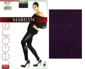 Marilyn Legginsy 247 Heel 1/2 violet Wyprzedaż